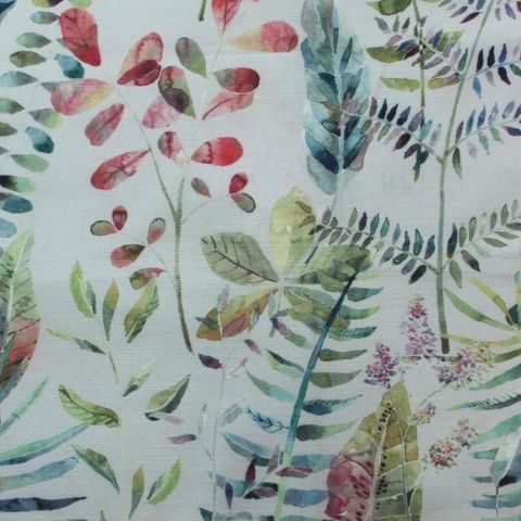 Kenton Pomegranate Silver Roman Blind