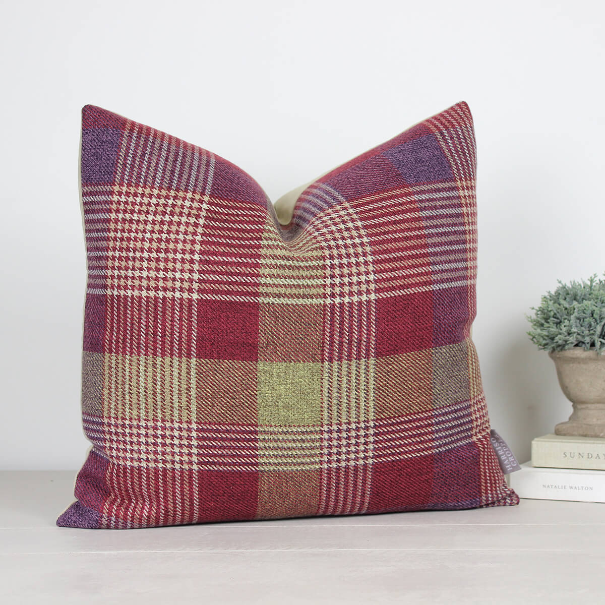 Katrine Carmine Cushion