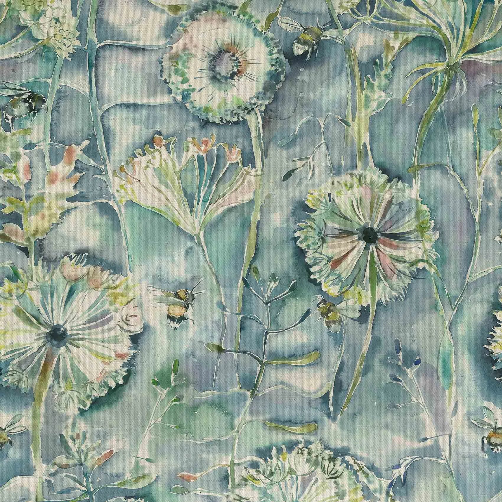 Langdale Teal Curtains