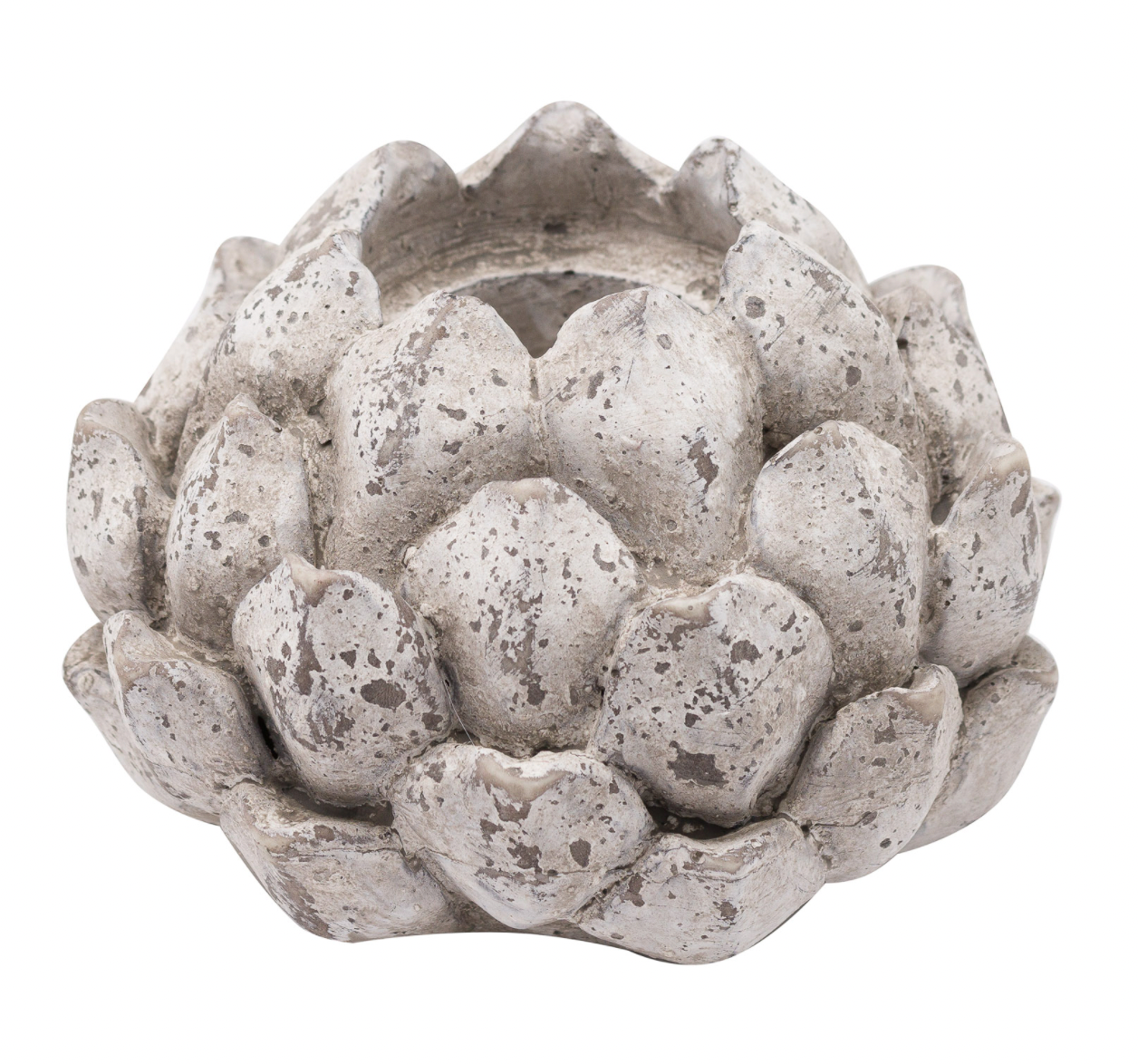 Large Stone Effect Acorn Tea Light Holder