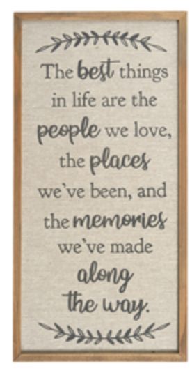 Framed Canvas Signs