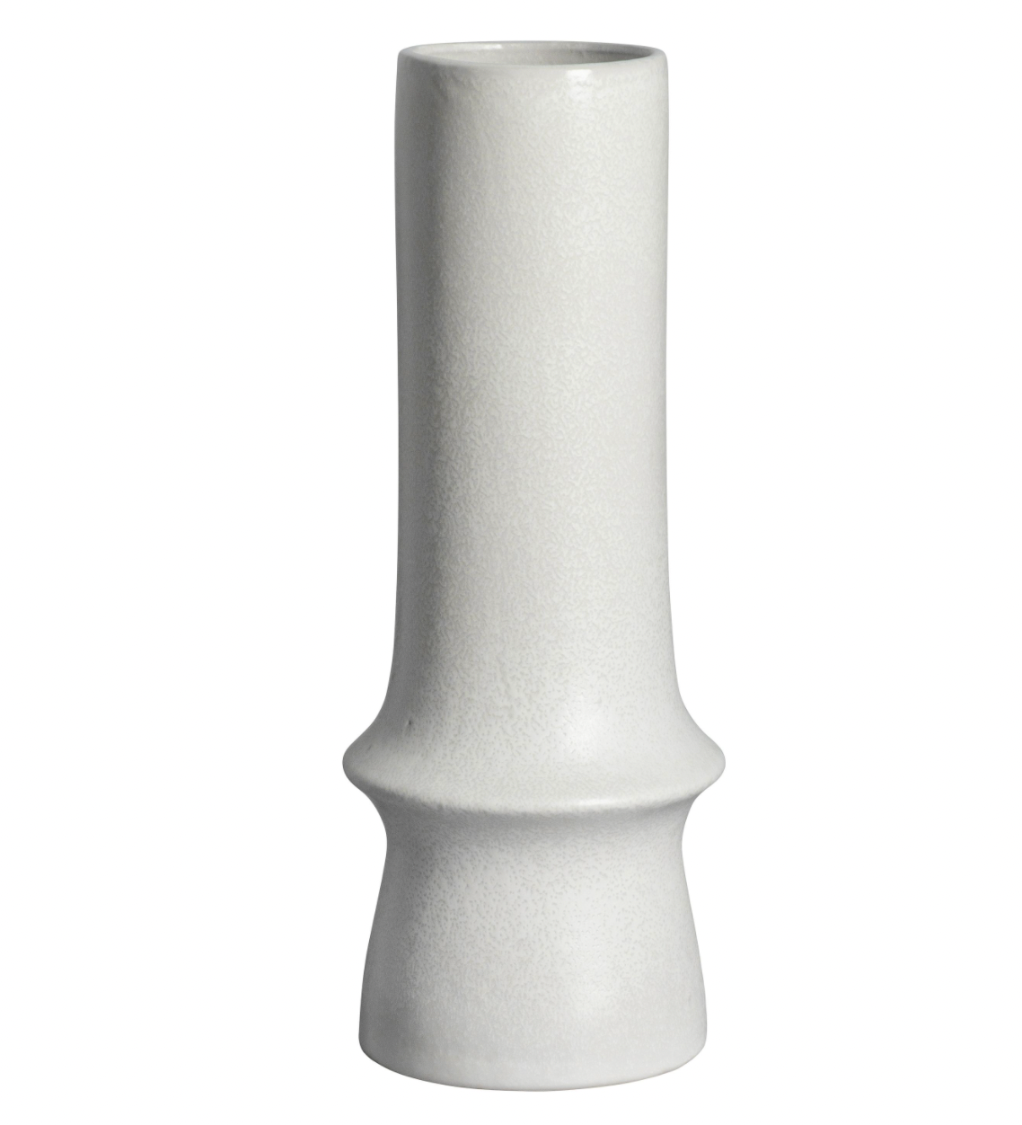 White Stoneware Nagano Vase