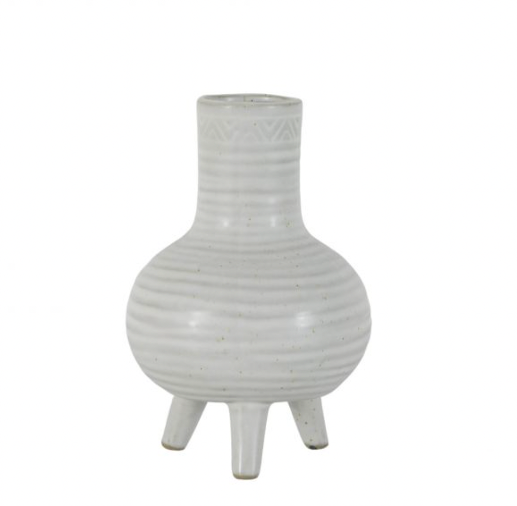 White Porcelain Calista Vase - Small