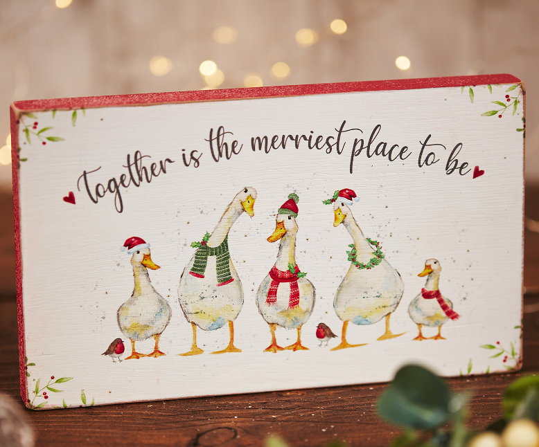 Together Duck Christmas Block