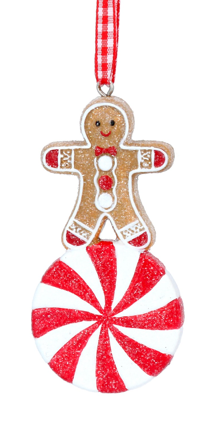 Gingerbread Man on Sweet Tree Decoration