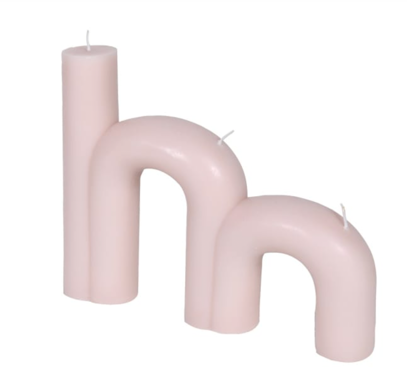 Light Pink 2 Arch Candle