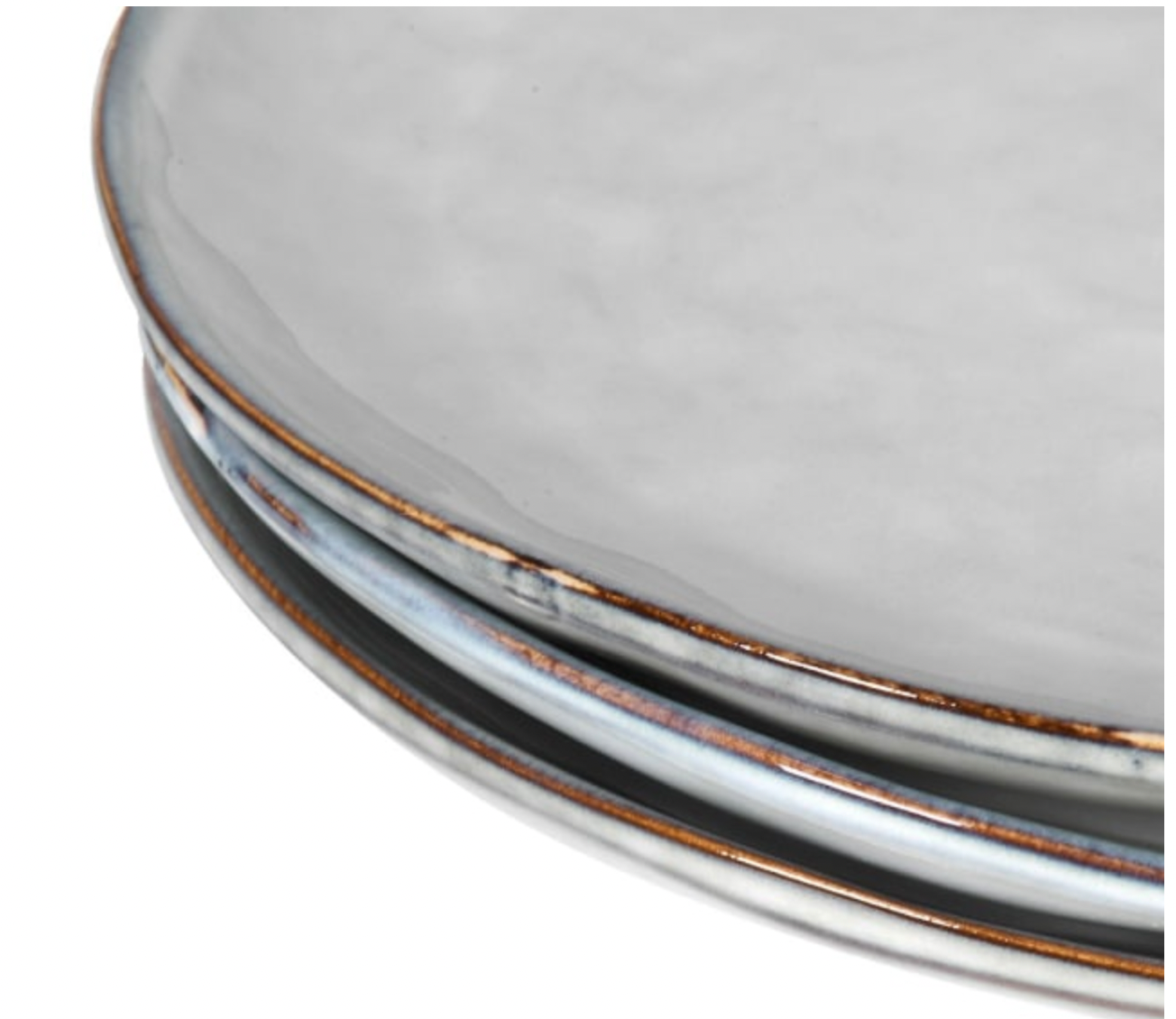 Set of 4 Flax Dinner Plates