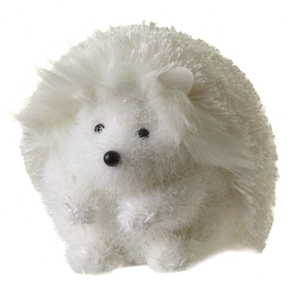 Larry The White Hedgehog Ornament