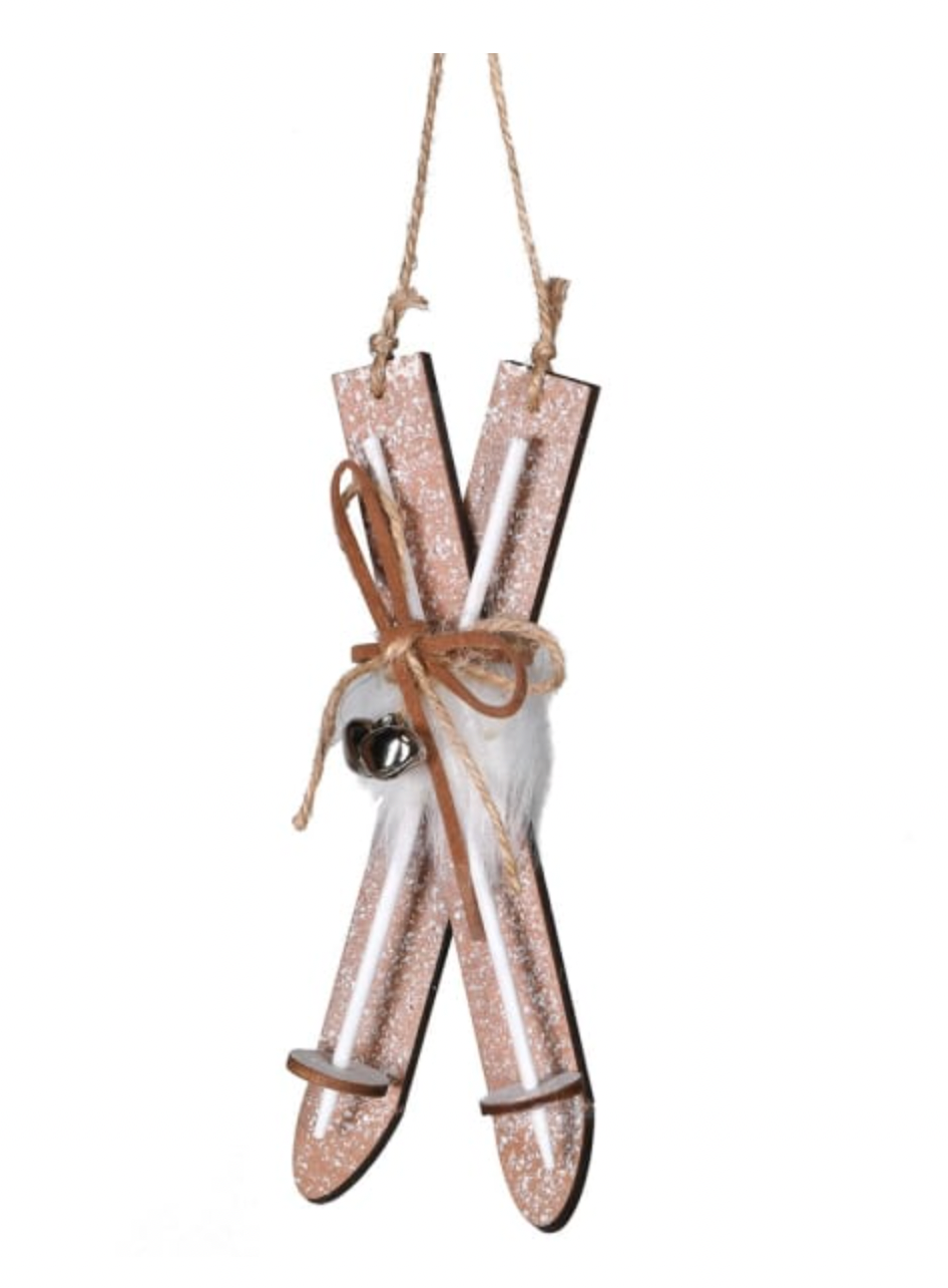 Medium Pair of Hanging Skis