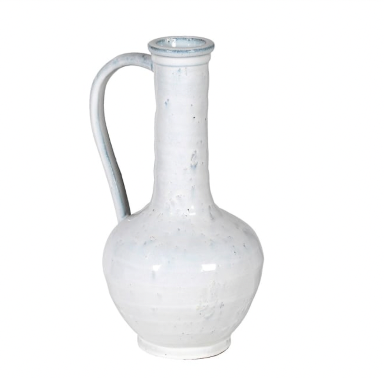 Tall Ceramic Pot with Handles