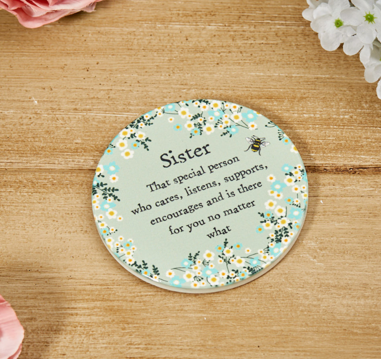 Sister Ceramic Coaster