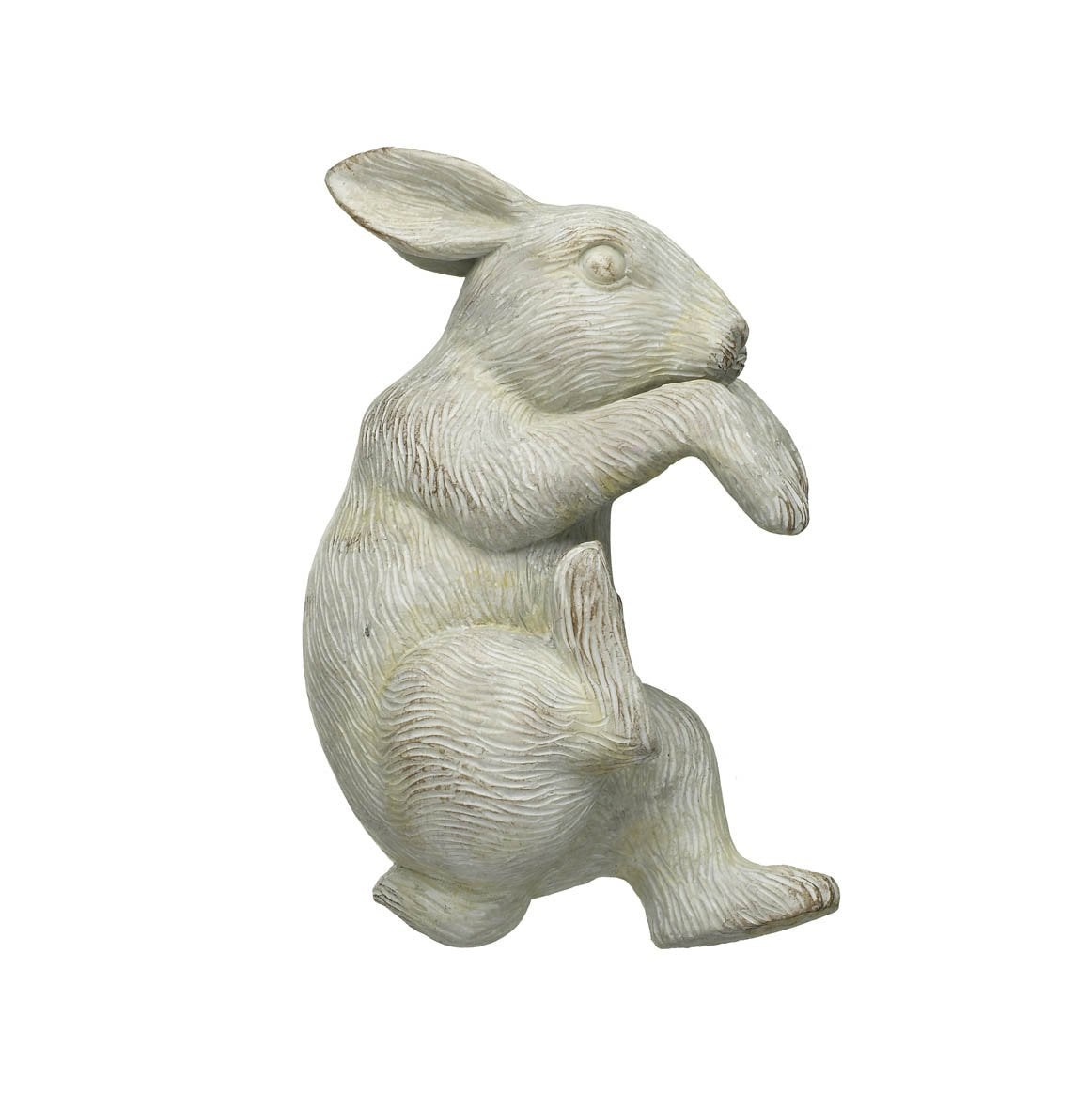 Light Brown Cement Rabbit Pot Hanger